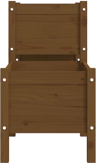 vidaXL Planter Box Lemn Maro 178.5x44x75cm.