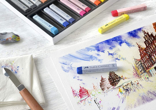 Faber-Castell Soft Pastels Σετ Κηρομπογιές σε 36 Χρώματα