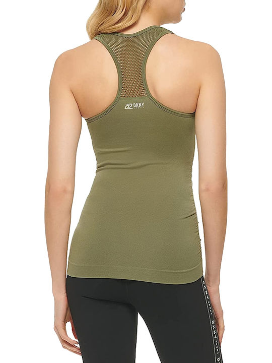 DKNY Logo Bluse Khaki