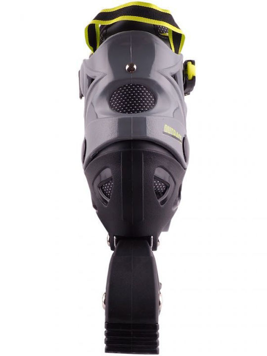 Outrace PW-126B-79 Inline Rollers Μαύρα-Κίτρινα Ενηλίκων/Παιδικά