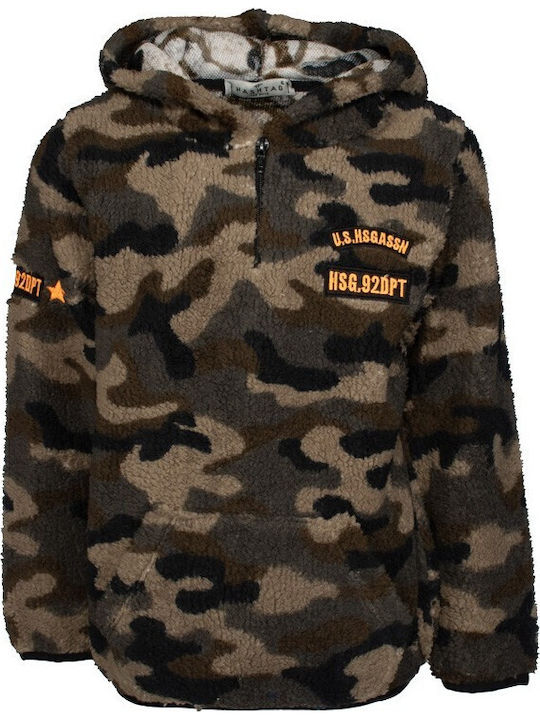 Kids Tracksuits With Top Khaki 2 Pieces