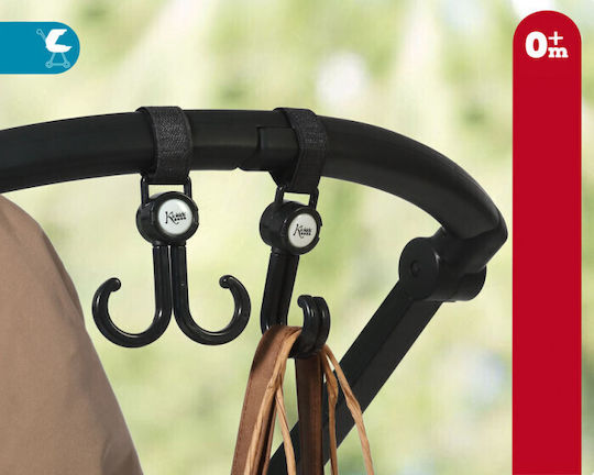 Kiokids Stroller Hook Black