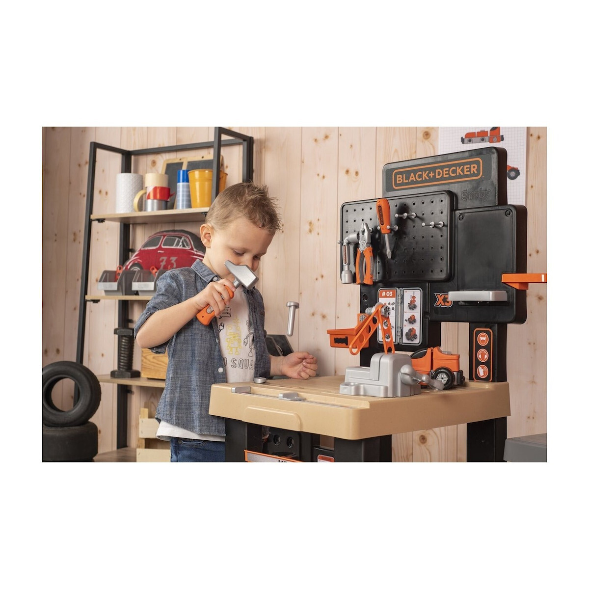 SMOBY Smoby Black and Decker Kids Mega Centre Wo…