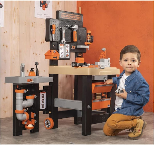 Smoby Black & Decker Mega Center Für Kinder-Abarbeitsbänke Ab 3 Jahren 103 cm