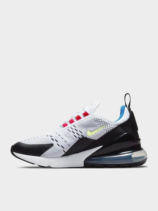 Air Max 270 Air Max 270 GS Детски маратонки Low Бяло / Черно / Университетско Червено / Светъл Лимонов Туист