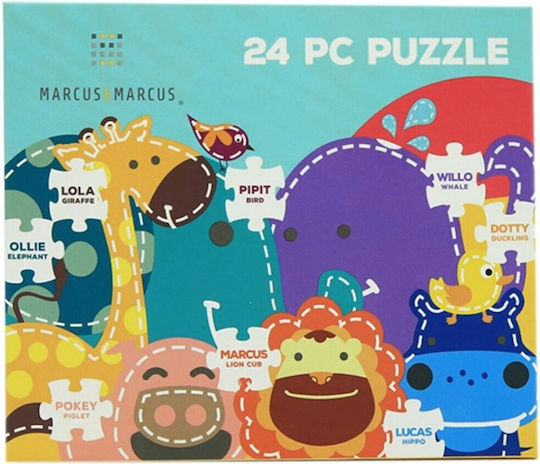 Kids Puzzle Animals for 2+ years+ Years 24pcs Marcus & Marcus
