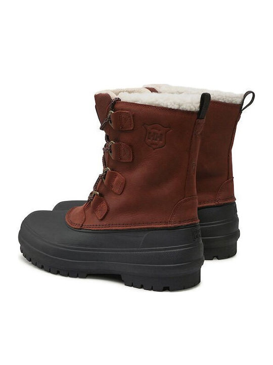 Varanger Leder Braun Stiefel