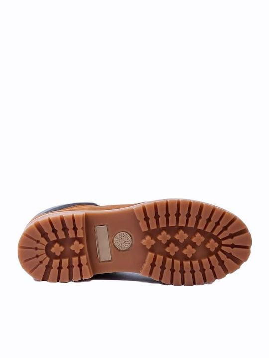 Leder Tabac Braun Stiefel