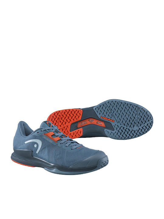 Head Sprint Pro 3.5 Ανδρικά Παπούτσια Τένις για Σκληρά Γήπεδα Μπλε