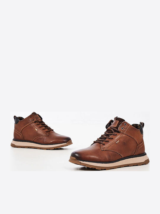 Leather Pink Men's Boots Anatomical
