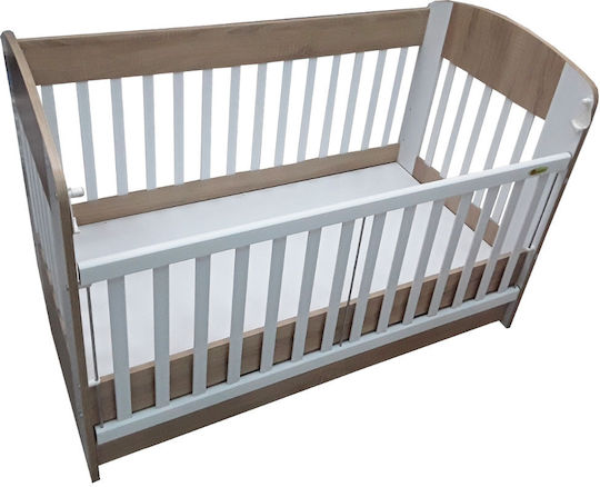 Beboulino Perseus Nursery Furniture Set with Bed & Nursery Drawer Brown / White