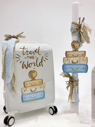 Έλενα Μανάκου Βαπτιστική Βαλίτσα Travel the World