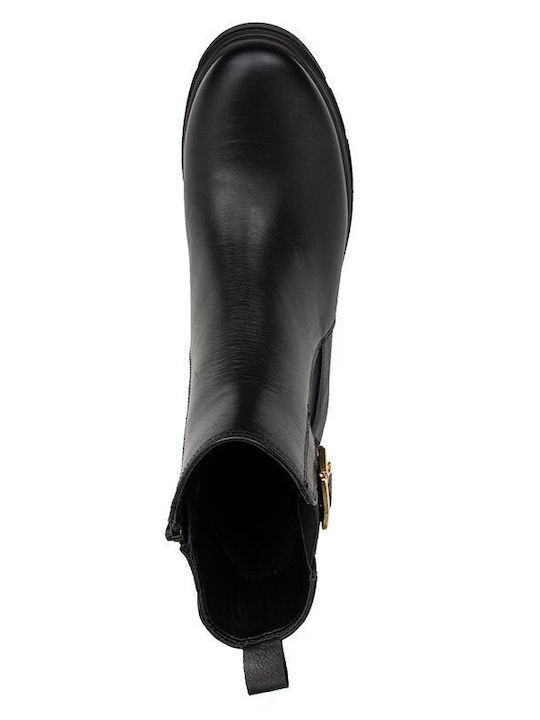 Women's Leather Chelsea Boots Black