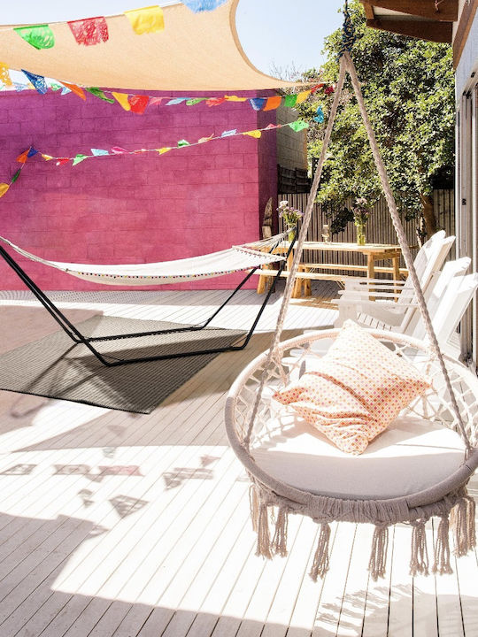 Bizzotto Fabric Hammock Ecru 100x200cm