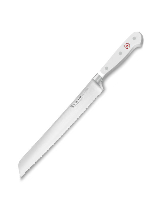 Wusthof Classic Bread Knife of Stainless Steel White 23cm 1040201123