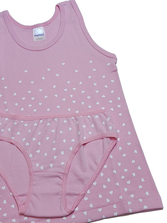 Pretty Baby Kids Tank Top Tank Top Pink 1pcs