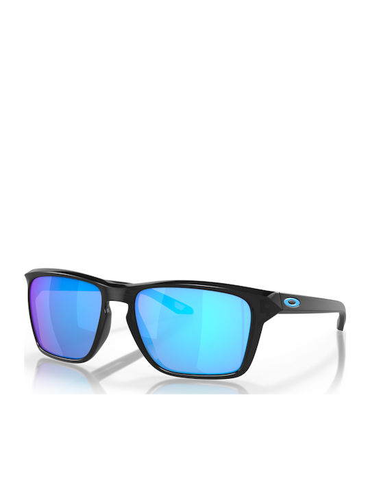 Oakley Sylas Men's Sunglasses with Black Plastic Frame and Blue Mirror Lens OO9448-24