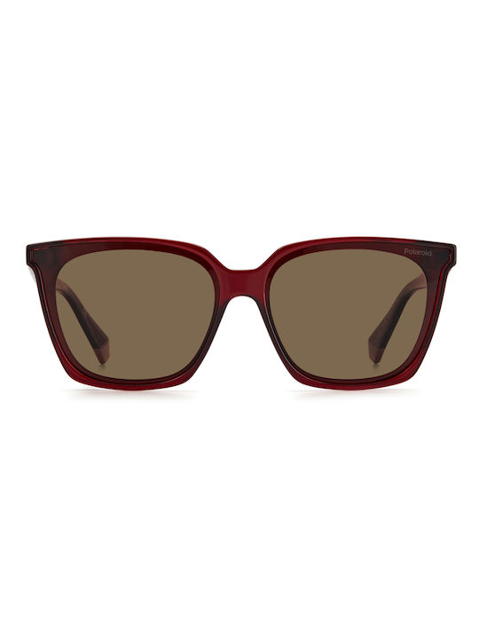 Polaroid Feminini Ochelari de soare cu Burgundy Cadru și Maro Polarized Lentilă PLD6160/S C9A/SP