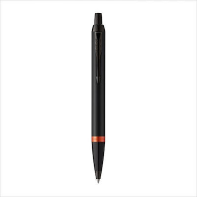 Parker IM Flame Pen Set Rollerball (in a paper cassette) Orange Ring BT in a case