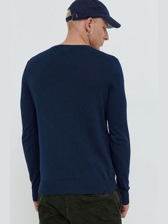 Jack & Jones Men's Long Sleeve Sweater Navy Blue