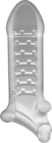 Doc Johnson Optimale Extender with Ball Strap Thin 15.2cm Frost