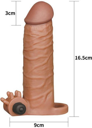 Lovetoy Pleasure X-Tender Brown 17.5cm