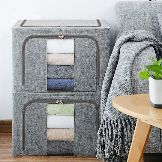 GlobalExpress material textil Husă pentru Haine / Pătură/Duvet / Costum / Haina / Pantofi / Legături / Rochii / Lenjerie intimă / Șosete / Tricotate / Cămașă / Centură / Saci în Culoare Gri 42x60x32cm 1buc