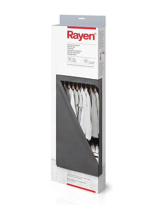 Rayen Текстилни гардероби с Цип в Сив Цвят 79x54x155см
