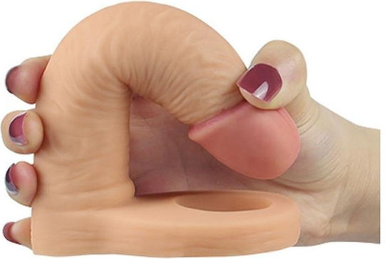 Lovetoy Ultra Soft Double με Dildo 14.7cm στο χρώμα του δέρματος