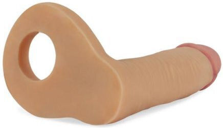 Lovetoy Ultra Soft Double με Dildo 14.7cm στο χρώμα του δέρματος
