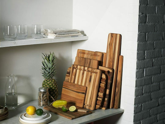 TeakHaus Essential Wooden Serving Platter 30.5x30.5x1.4cm