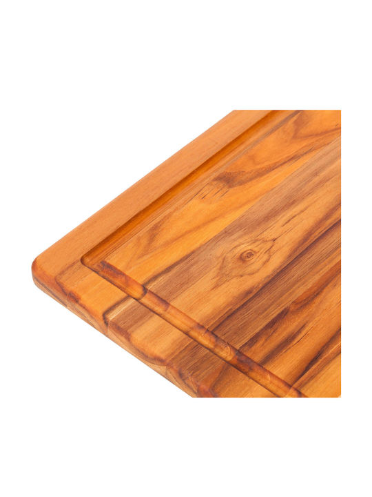 TeakHaus Essential Servierplatte Hölzernes 40x27.4x1.4cm 1Stück