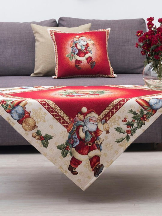 Dimeco Christmas Decorative Square Pillowcase Red 45x45pcs