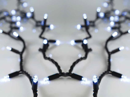 100 Lichterketten LED 11.6m. Kaltes Weiß in Zeichenfolge 1Stück