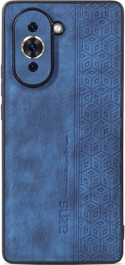 AZNS Umschlag Rückseite Synthetisches Leder / Silikon Blau (Huawei Nova 10 Pro)