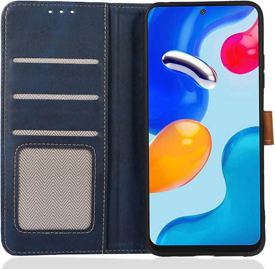 Strong Golden Clasp Портмоне Изкуствена кожа Син (Honor X8)