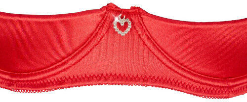 Cottelli Collection Passionate Shelf Bra Set Sexy Σετ Εσωρούχων με Δαντέλα & Ζαρτιέρες Red 3τμχ
