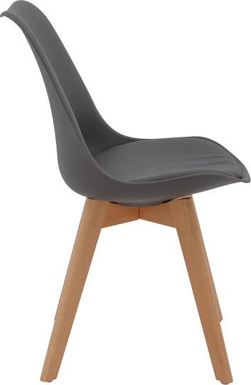 Stühle Küche Dark grey 1Stück 45x56x80cm