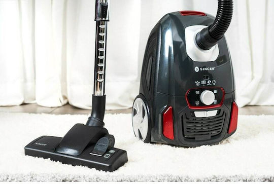 Singer VC-206030 Staubsauger 600W Eingetütet 3.5Es Gray