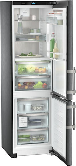 Liebherr Fridge-Freezer 362lt NoFrost H201.5xW59.7xD67.5cm Black Prime