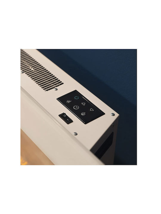 Cecotec Readywarm 2700 Design Flames Επιδαπέδιο Ηλεκτρικό Τζάκι 2000W 66x59.5cm Λευκό