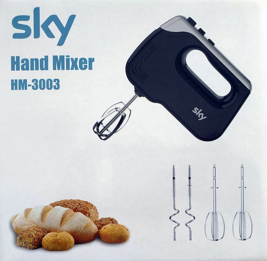 HM-3003 Hand Mixer 400W Black