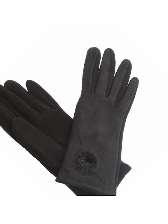 Verde 02-477 Μαύρα Γυναικεία Fleece Γάντια