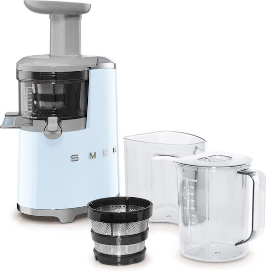 Smeg Сокоизстисквач Slow Juicing 150W Син
