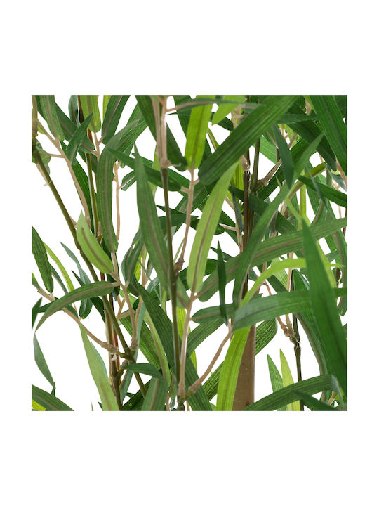 Künstliche Pflanze im Topf Bamboo Schwarz 90cm