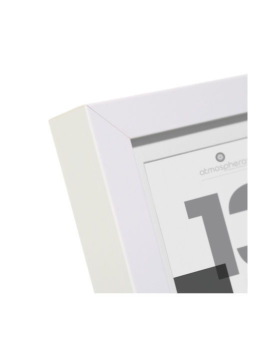 A-s White Wooden Photo Frame with White Frame