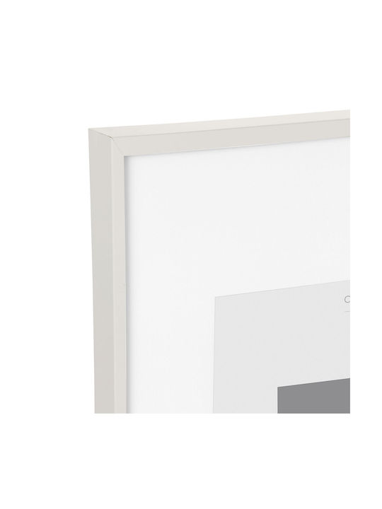Wooden Photo Frame with White Frame