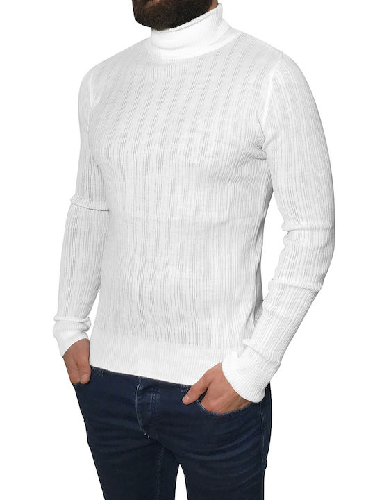 Men's Knitted Blouse TOMAS - Ecru