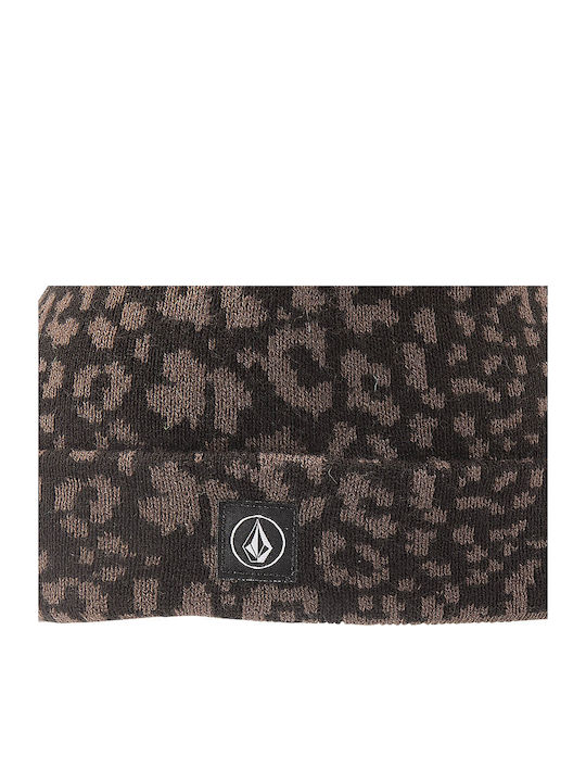 Full Stone Beanie Frauen Beanie Gestrickt Leopard