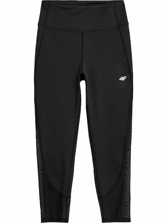 Functional Running Γυναικείο Cropped Κολάν Ψηλόμεσο Μαύρο